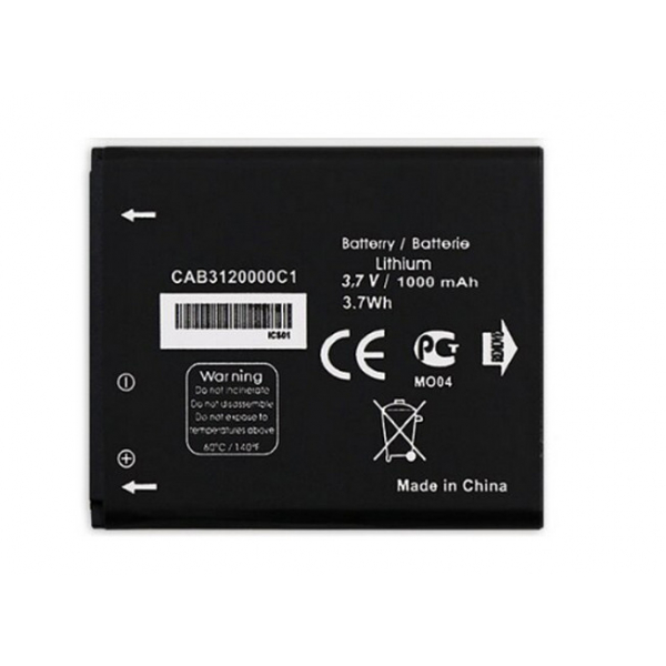Батарея Alcatel/TCL CAB3122001C1, CAB3120000C1, CAB20K0000C1 (OT-2005D, OT-880, OT-880A, OT-710D, OT-807, OT-710)  [Original PRC]